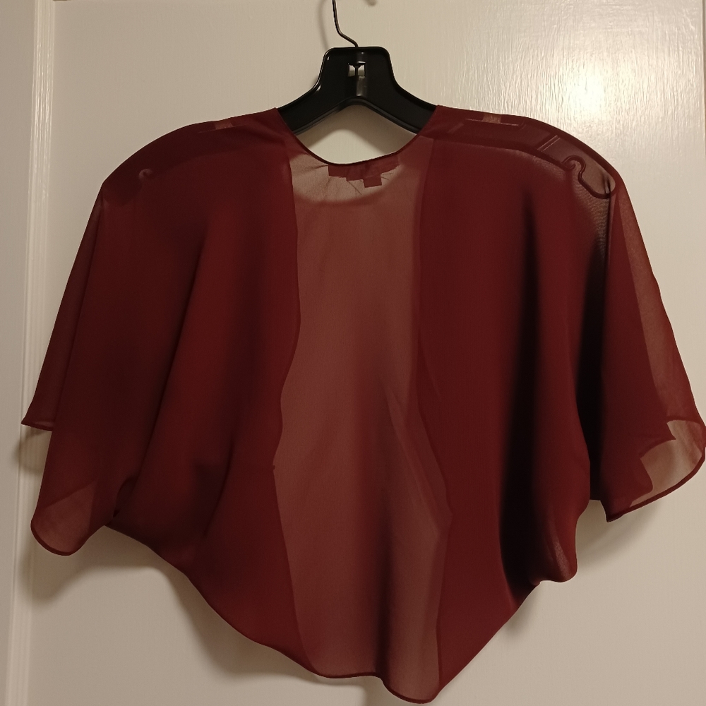 David's Bridal strapless chiffon dress size 8 - Picture 10 of 10